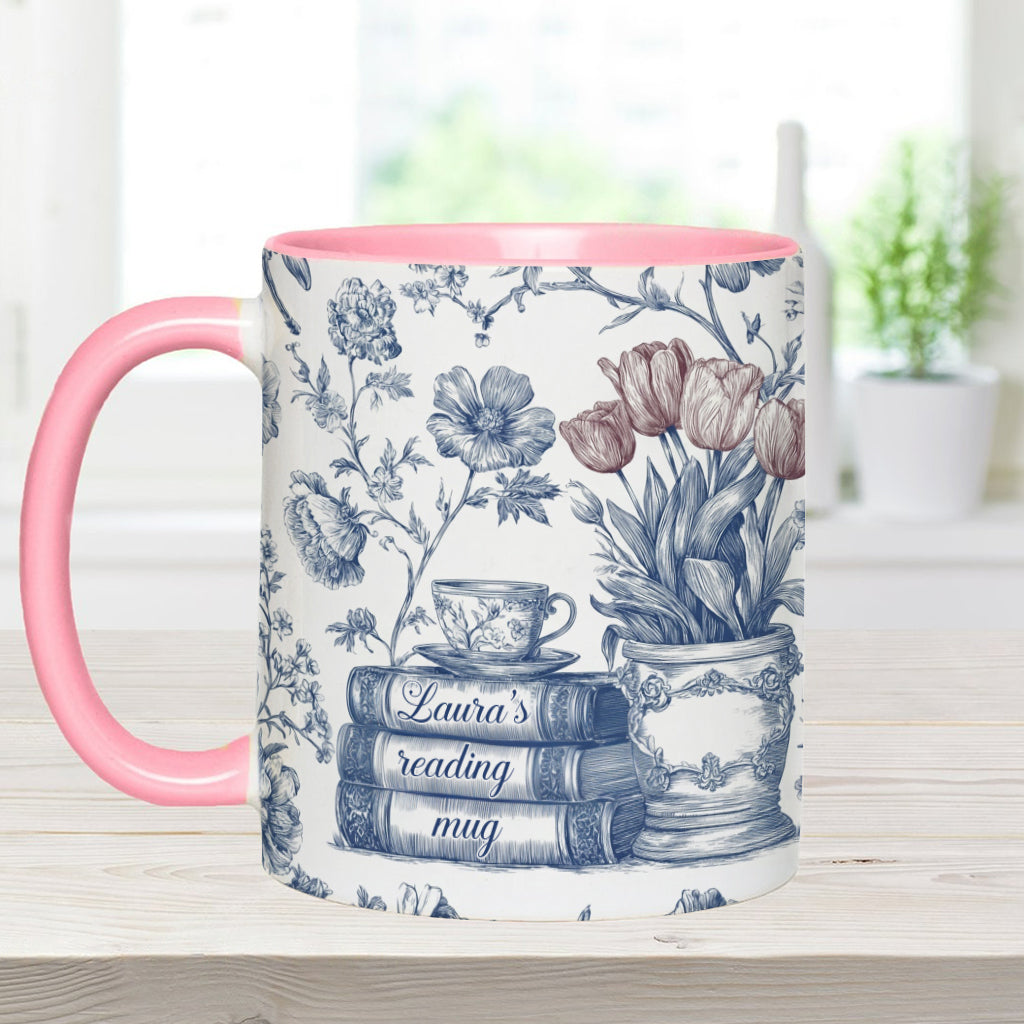Reading Mug - Personalized Book Accent Mug