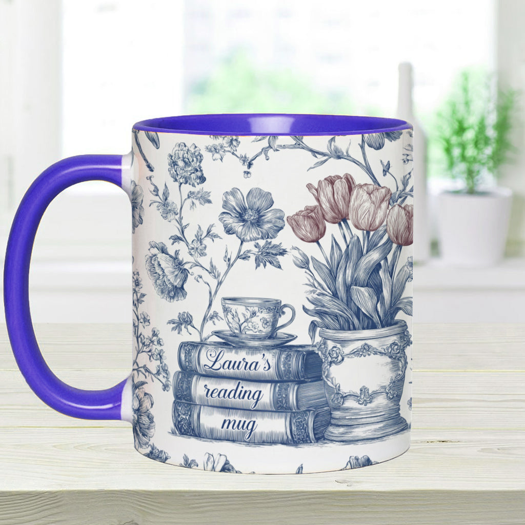 Reading Mug - Personalized Book Accent Mug