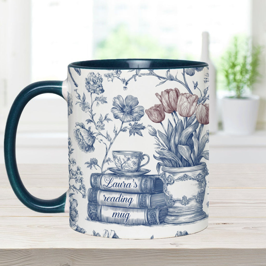 Reading Mug - Personalized Book Accent Mug