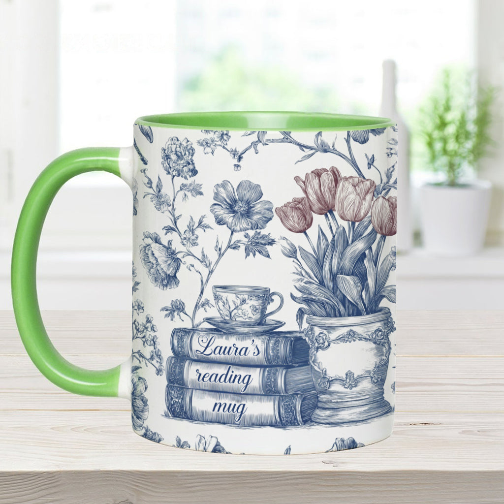 Reading Mug - Personalized Book Accent Mug
