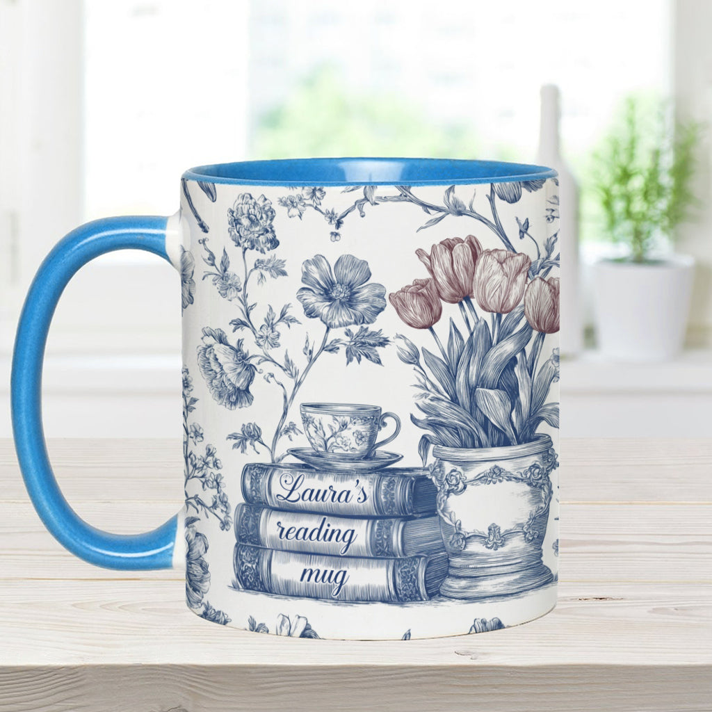 Reading Mug - Personalized Book Accent Mug