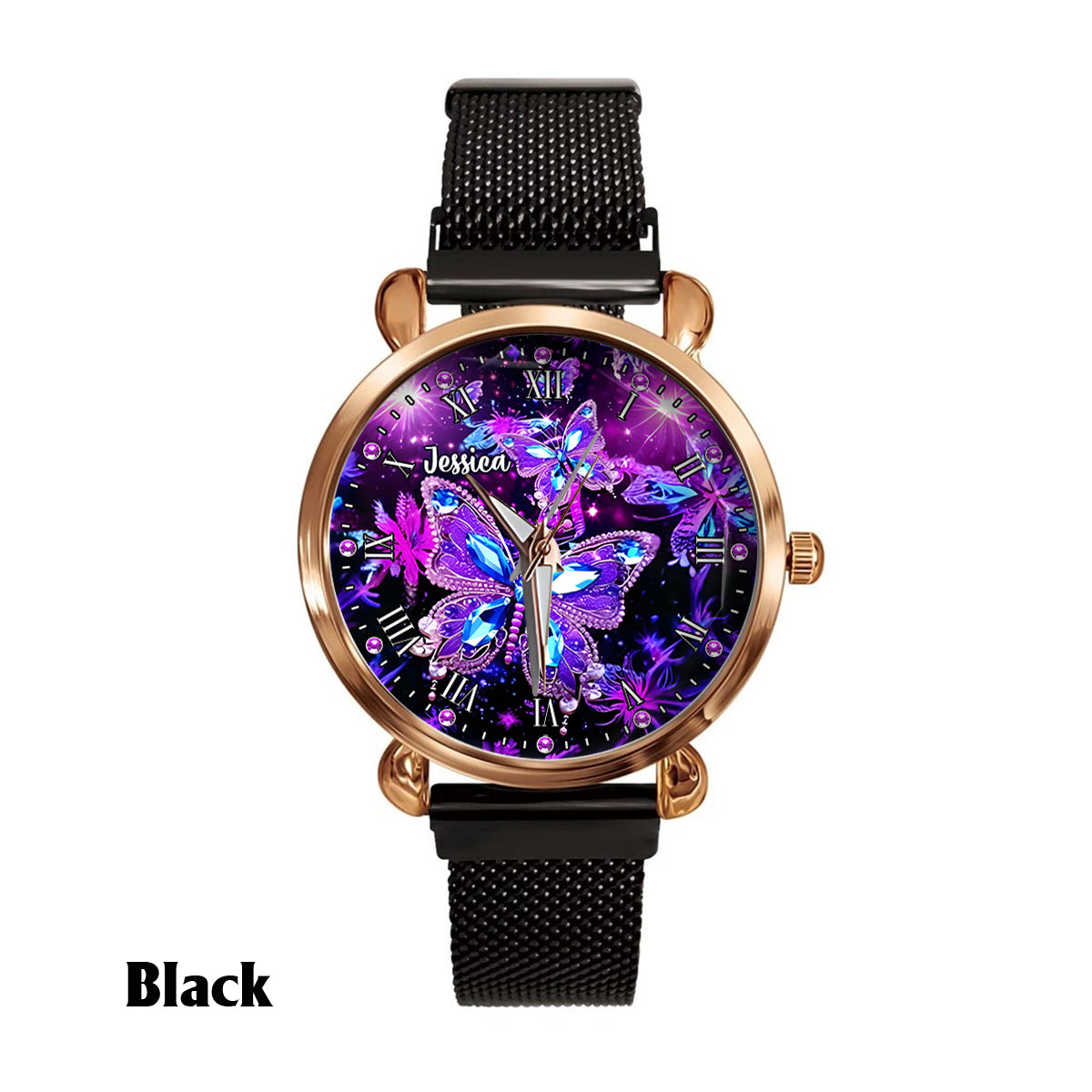 Butterfly Lovers - Personalized Butterfly Women Hand Watch