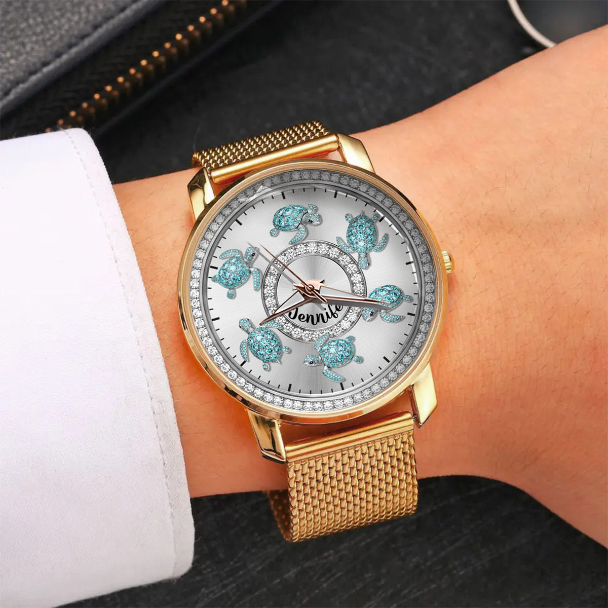 Love Turtles - Personalized Turtle Women Hand Watch