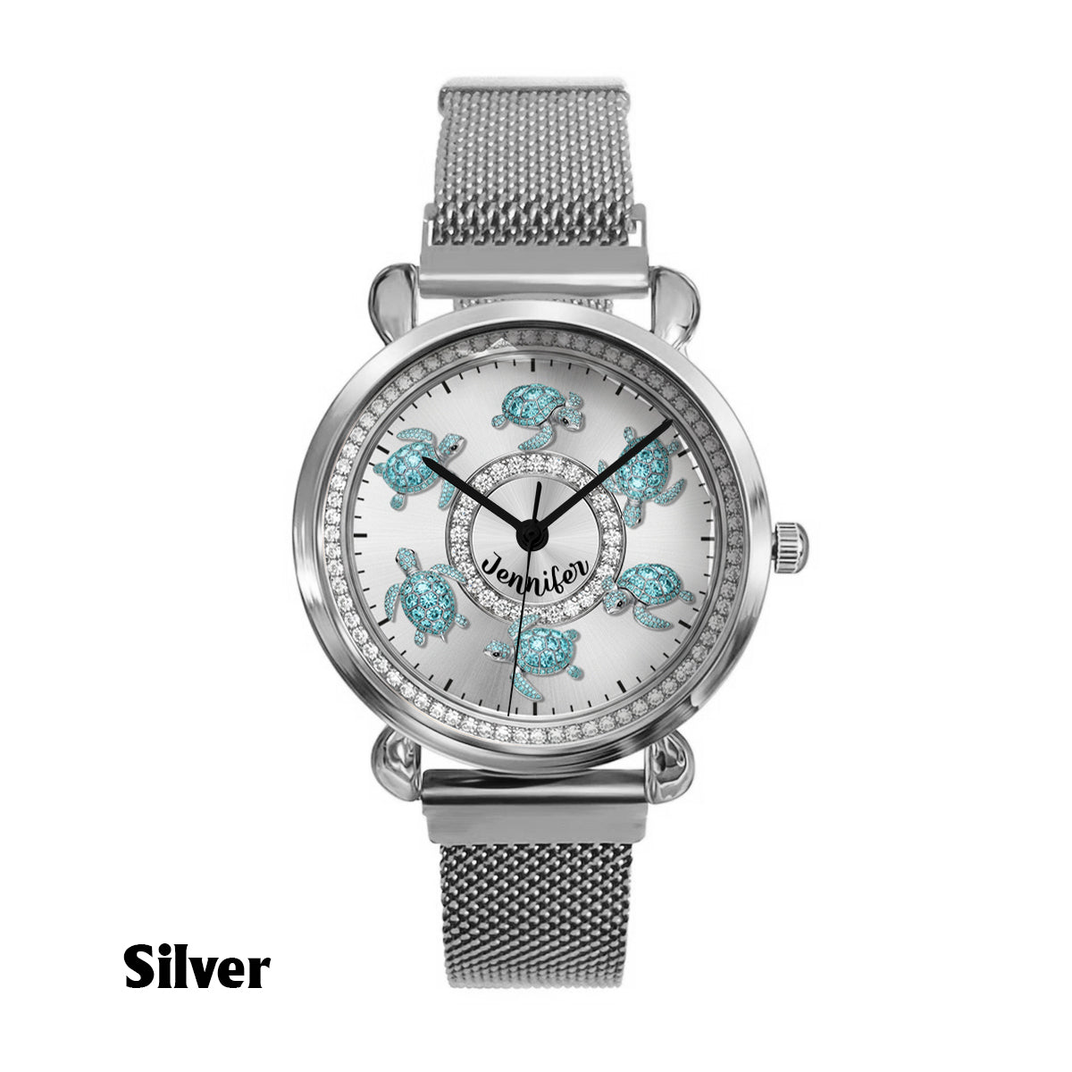 Love Turtles - Personalized Turtle Women Hand Watch