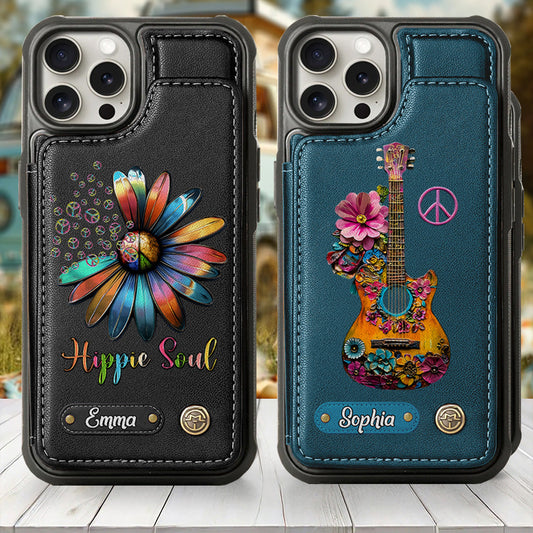 Hippie Soul - Personalized Hippie Wallet Phone Case