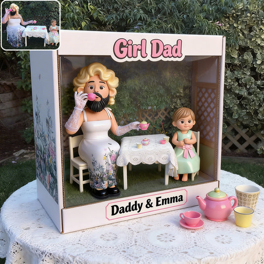 Unique Father's Day Gift, Custom From Any Photo - Personalized Father Custom Shaped Acrylic Plaque