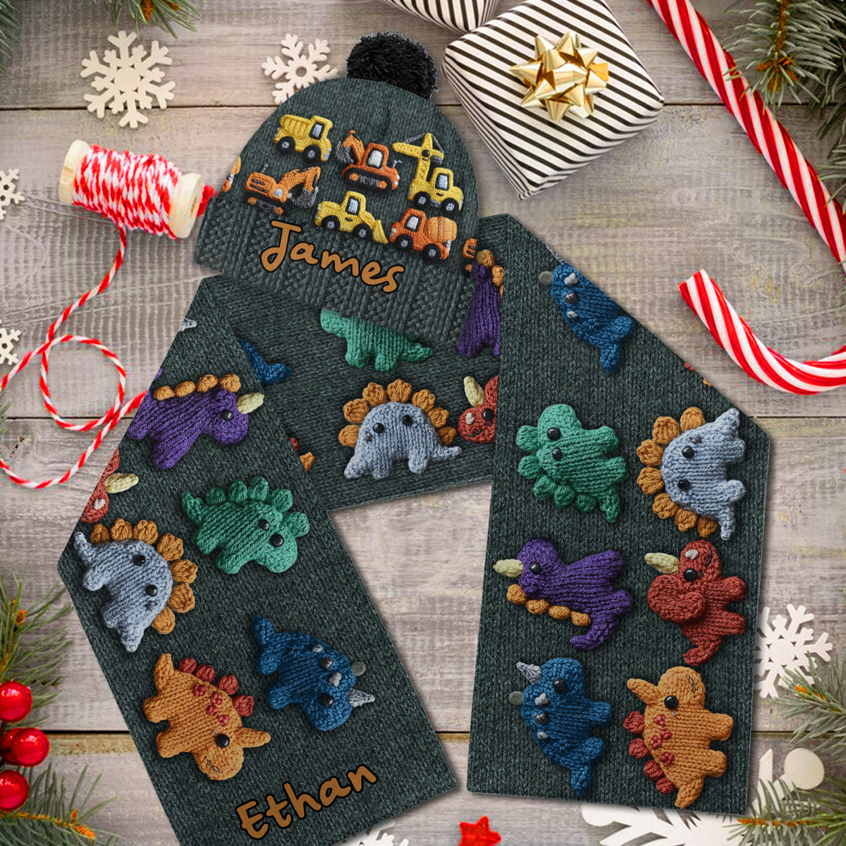 Personalized Winter Beanie Hat for Kids - Perfect for Snow Days & Trips