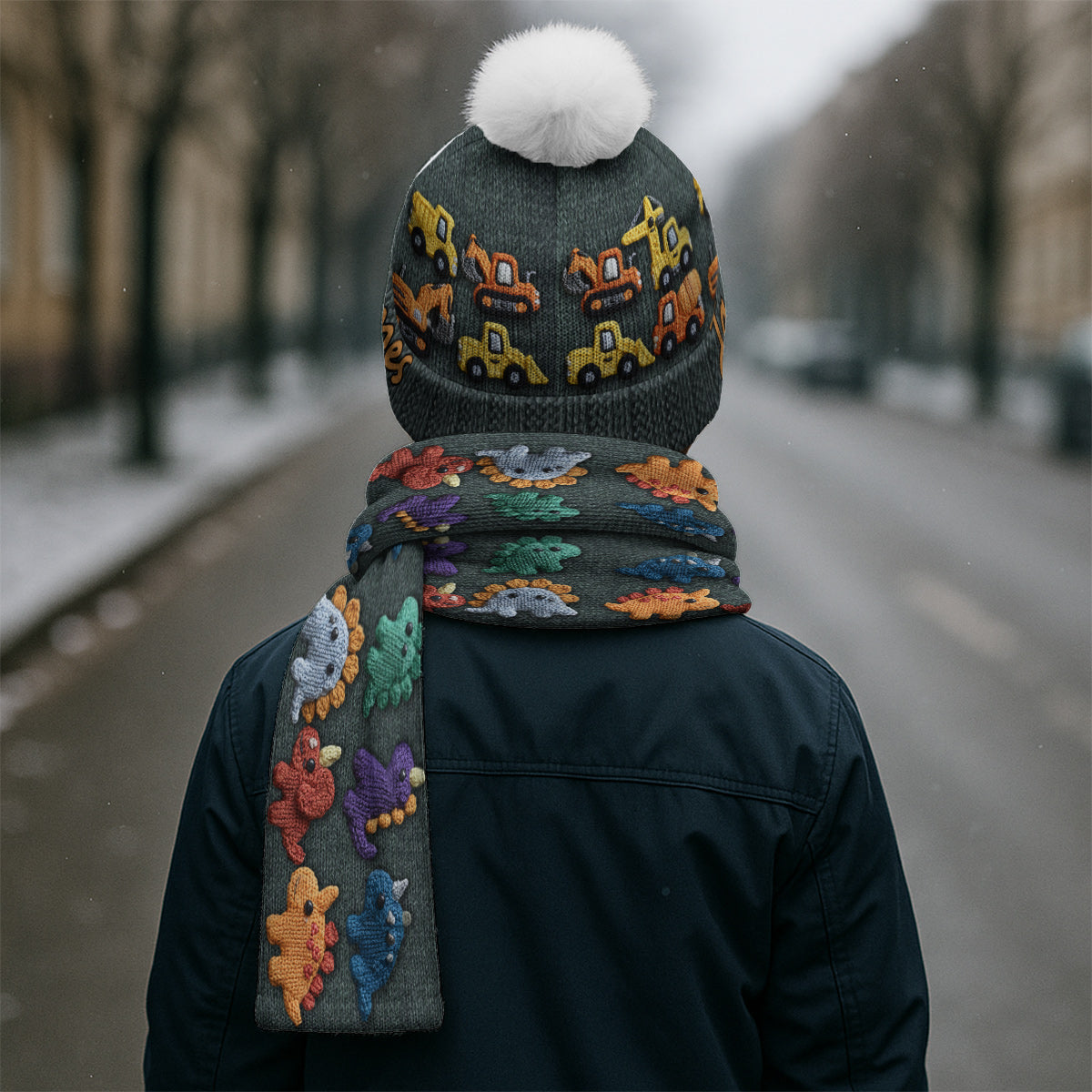 Personalized Winter Beanie Hat for Kids - Perfect for Snow Days & Trips