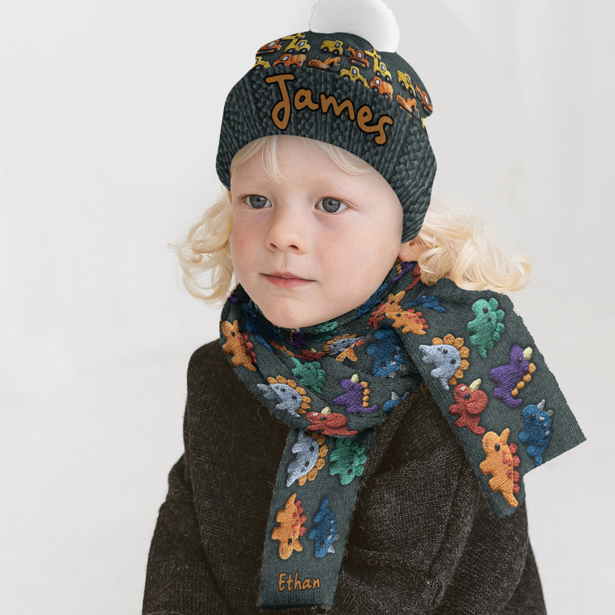 Personalized Winter Beanie Hat for Kids - Perfect for Snow Days & Trips