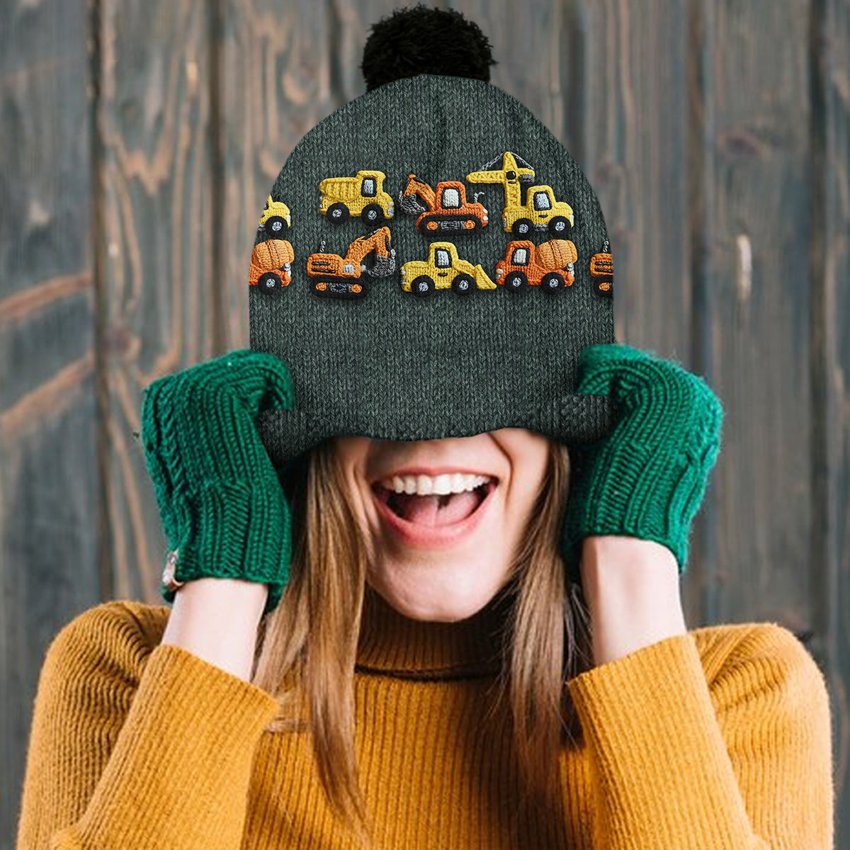 Personalized Winter Beanie Hat for Kids - Perfect for Snow Days & Trips