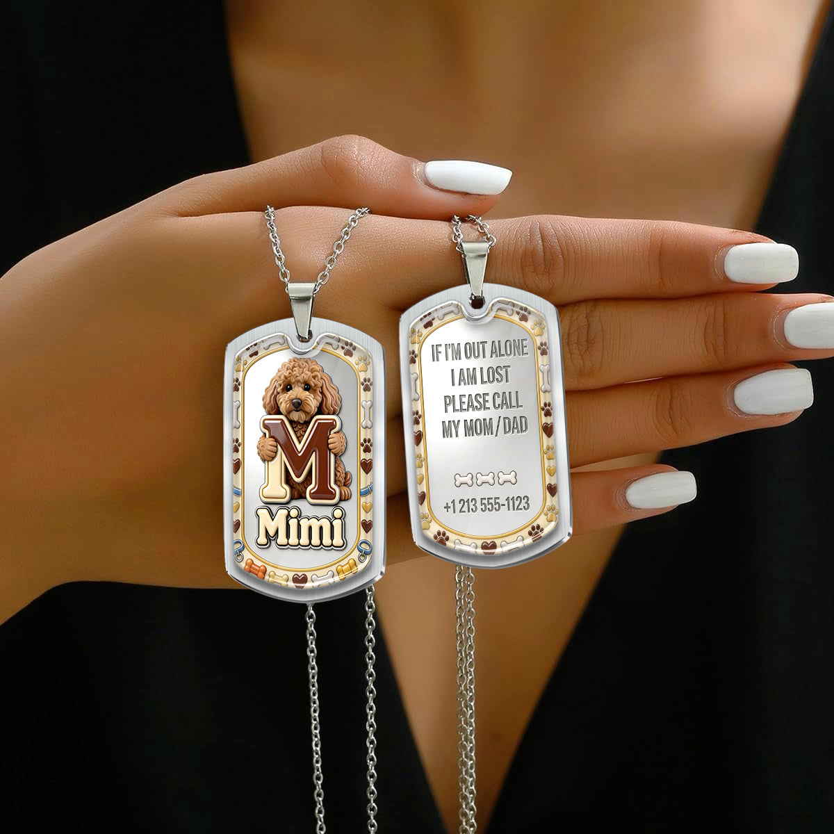 Pets ID - Personalized Dog Tag Necklace