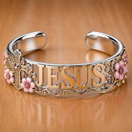 Faith - Christian Shaped Cuff Bracelet