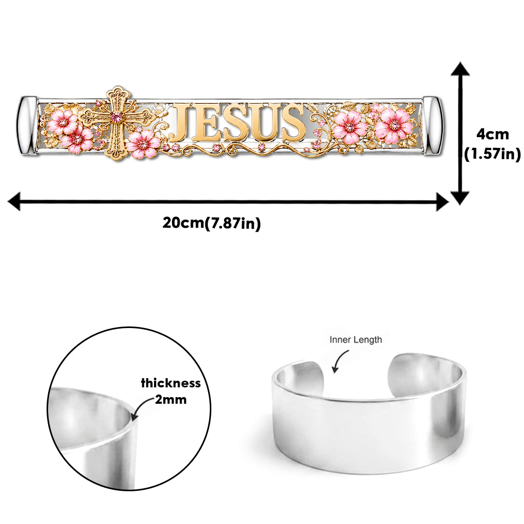 Faith - Christian Shaped Cuff Bracelet