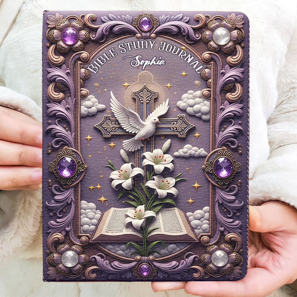 Bible Study Journal - Personalized Christian Leather Journal