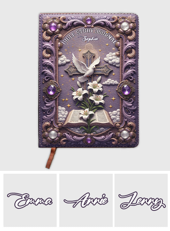 Bible Study Journal - Personalized Christian Leather Journal