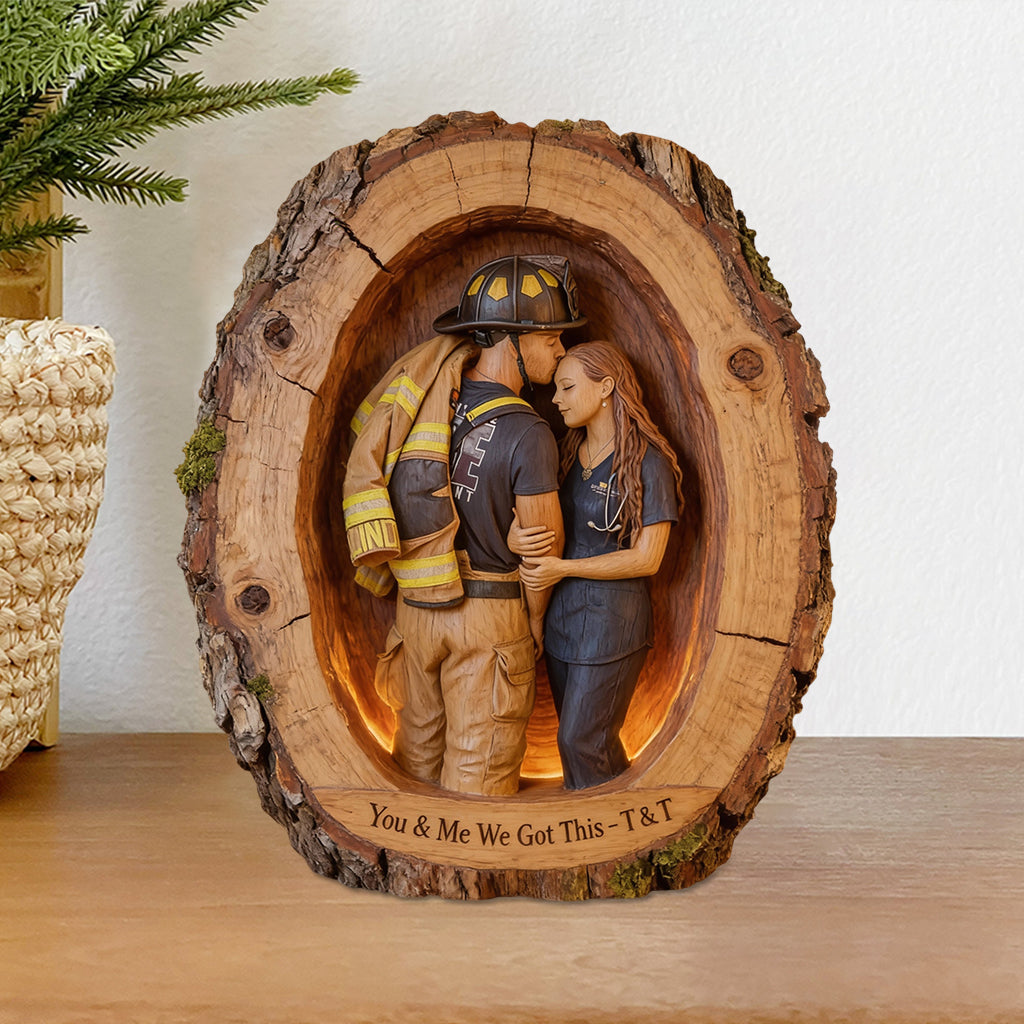 You & Me We Got This - Personalized Nurse Custom Shaped Acrylic Plaque