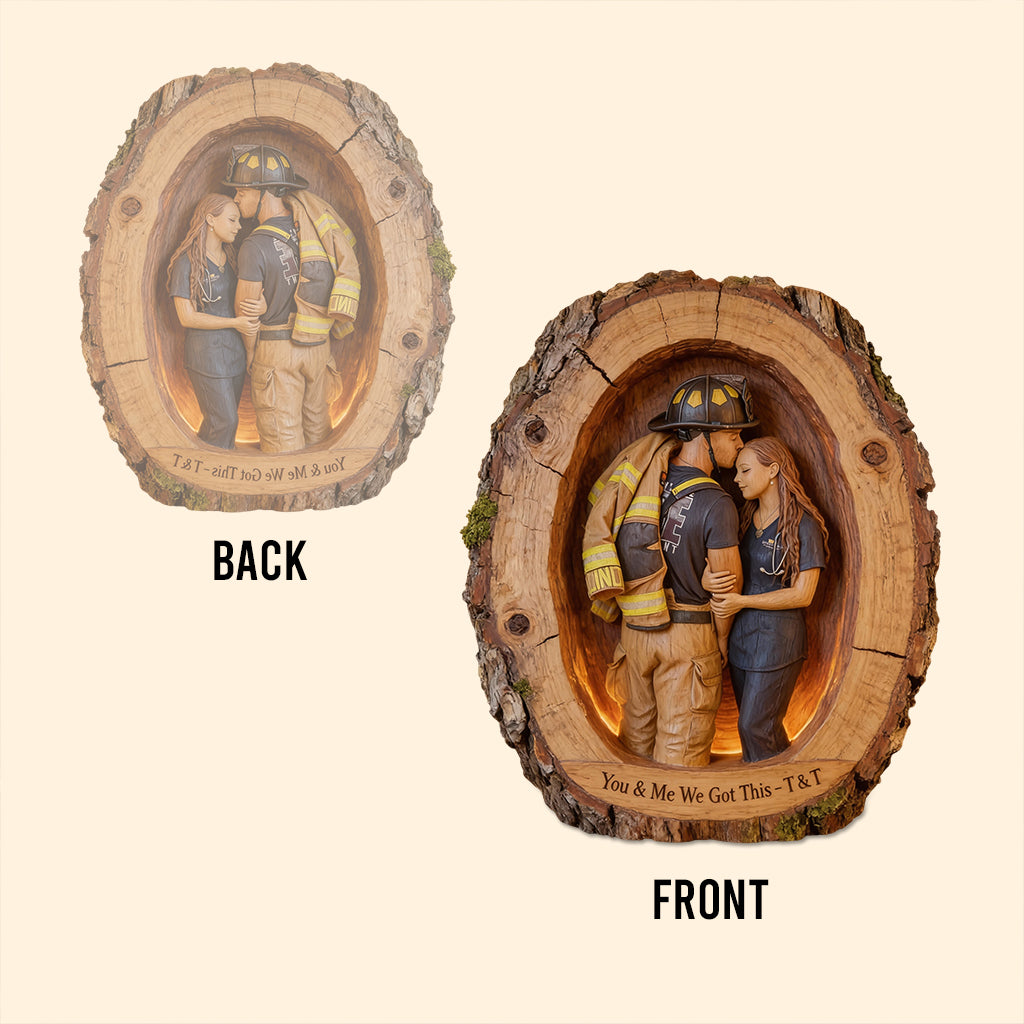 You & Me We Got This - Personalized Nurse Custom Shaped Acrylic Plaque