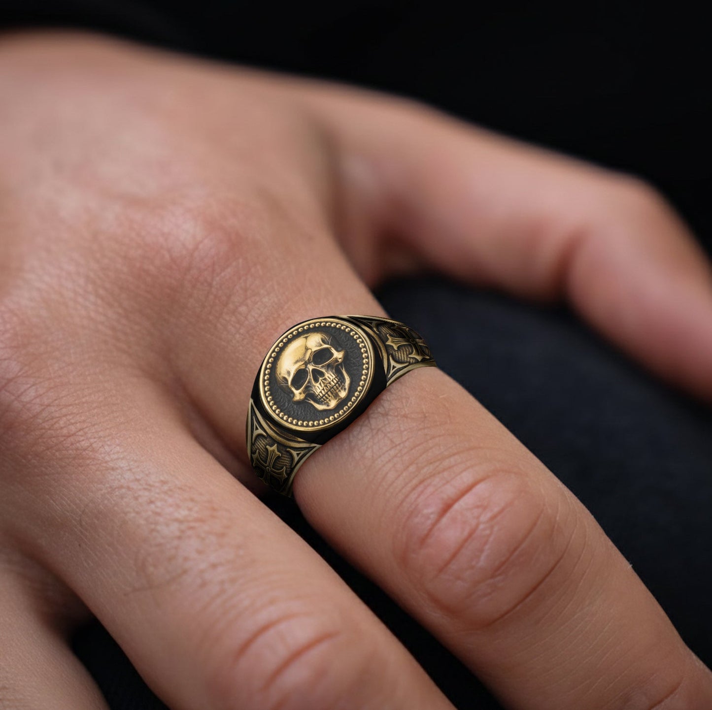 Cool Skull - Personalized Skull Signet Ring