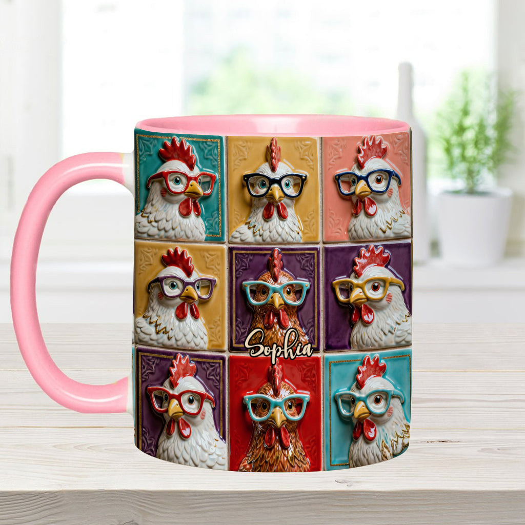 Love Chicken - Personalized Chicken Accent Mug