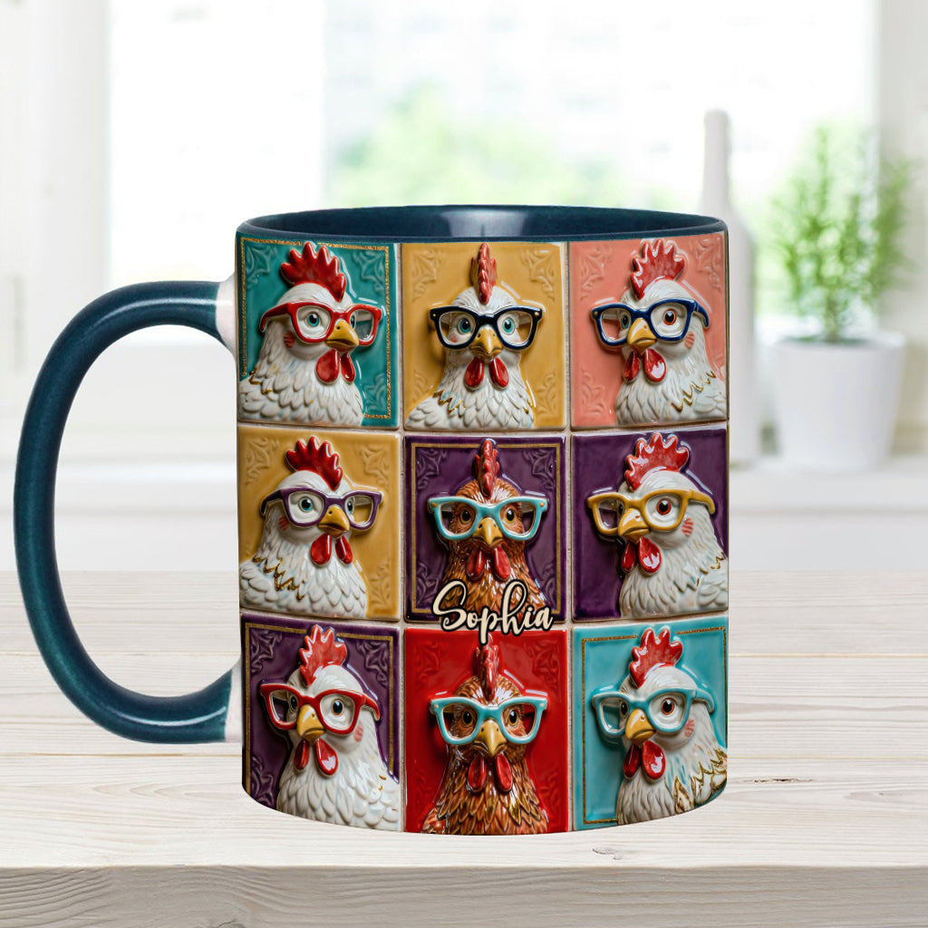 Love Chicken - Personalized Chicken Accent Mug