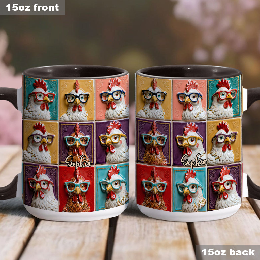 Love Chicken - Personalized Chicken Accent Mug
