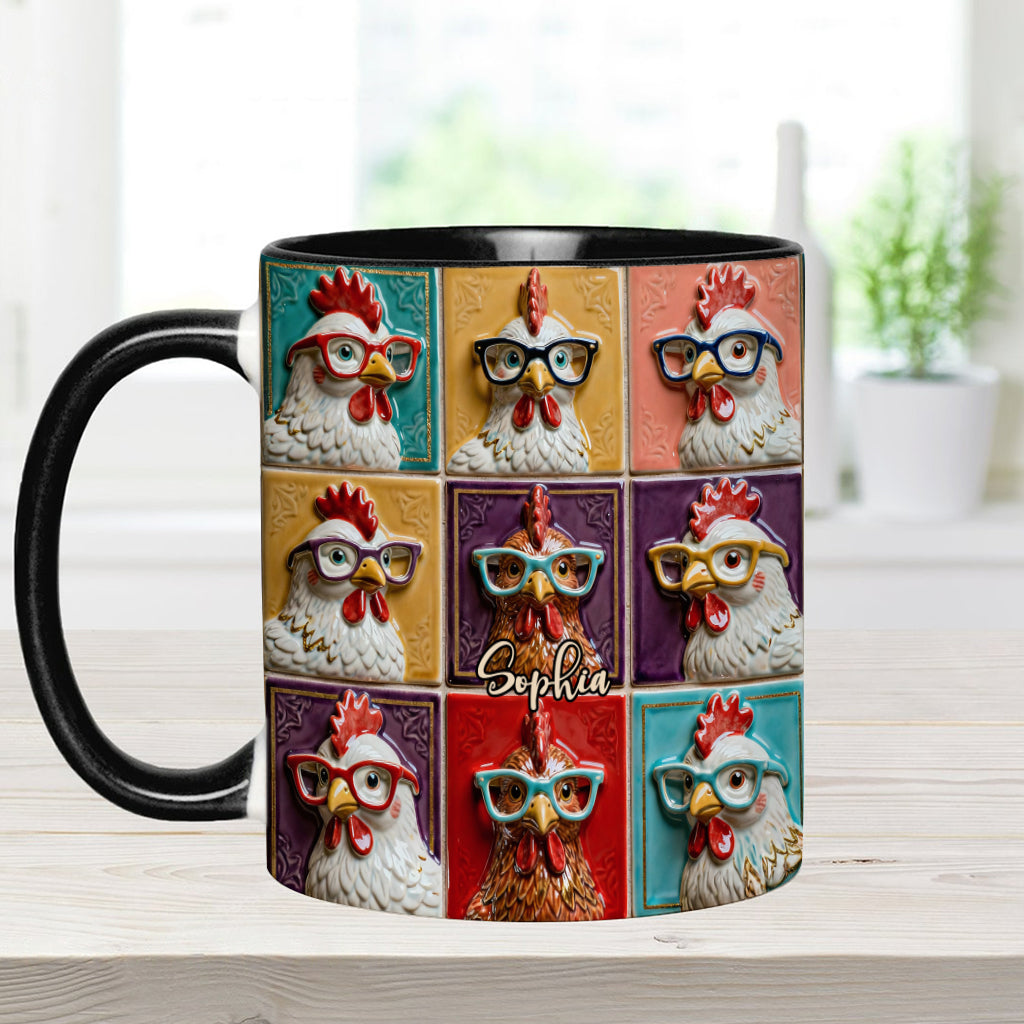 Love Chicken - Personalized Chicken Accent Mug