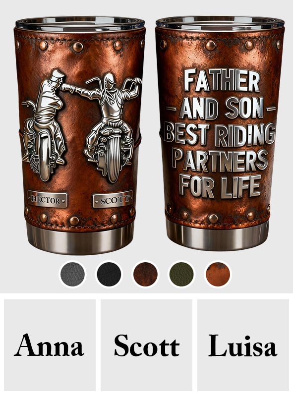 Riding Partners For Life - Personalized Biker Tumbler