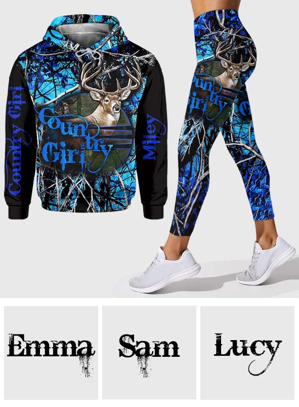 Country Girl - Personalized Hunting Hoodie and Leggings