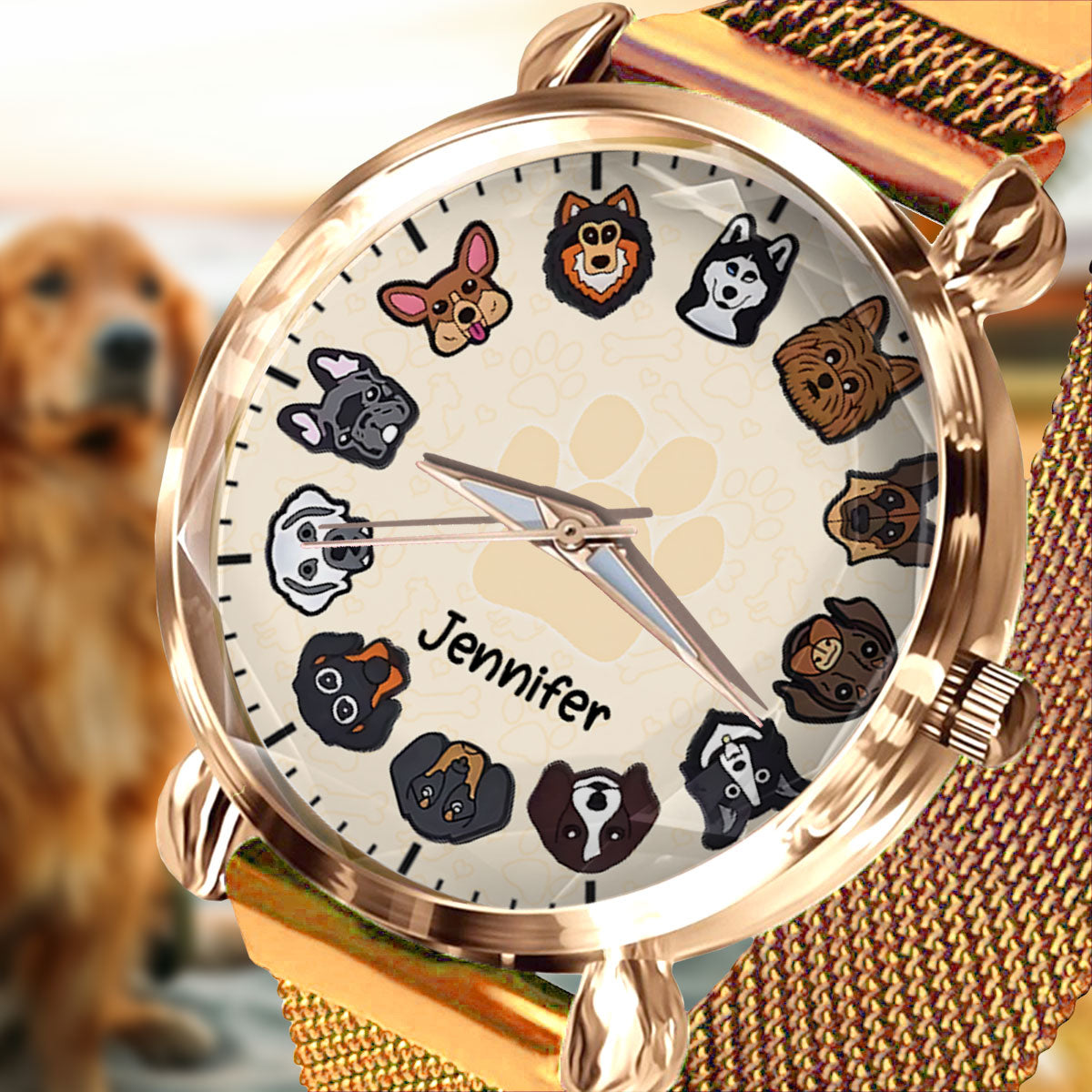Just A Girl Who Loves Dogs - Personalized Dog Women Hand Watch