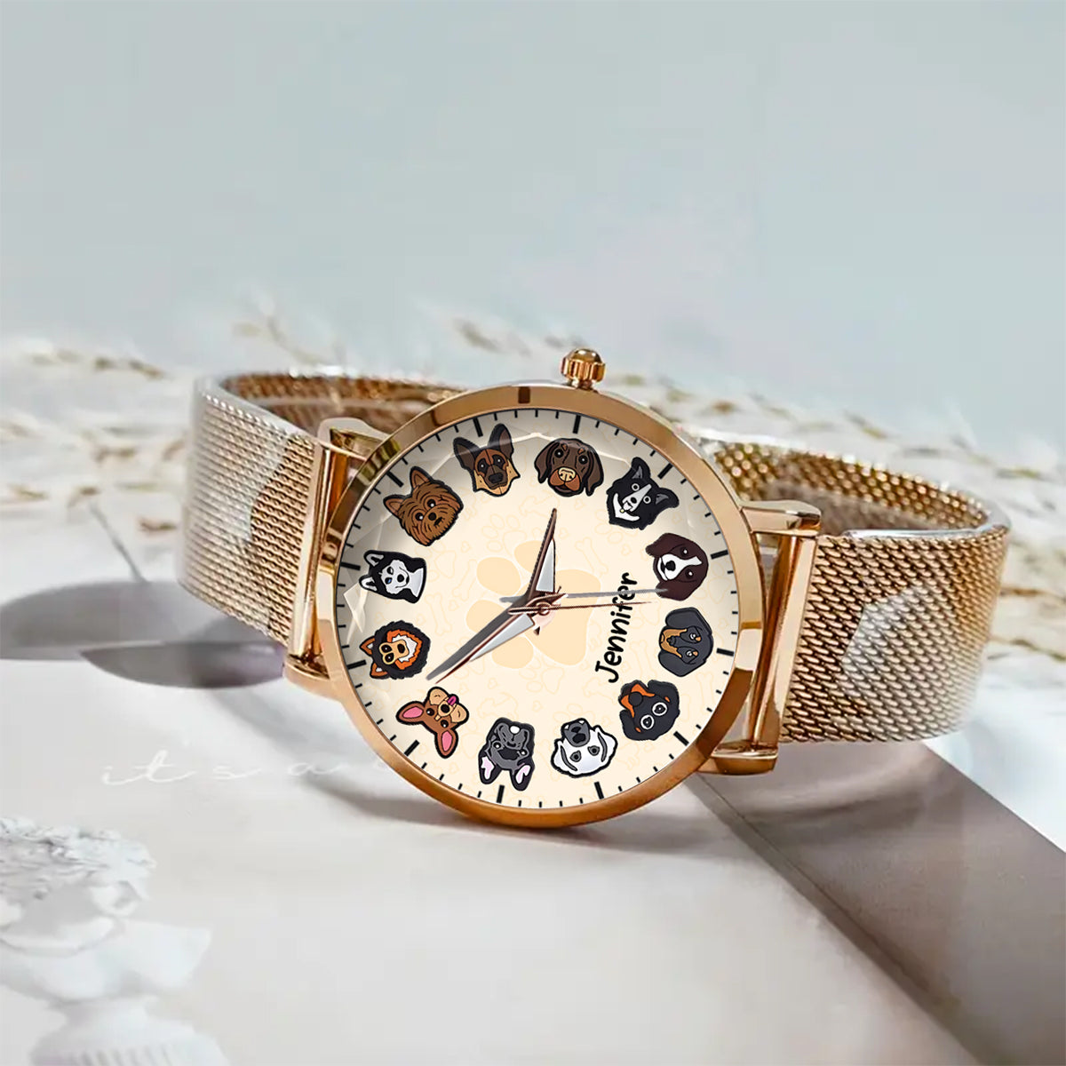 Just A Girl Who Loves Dogs - Personalized Dog Women Hand Watch