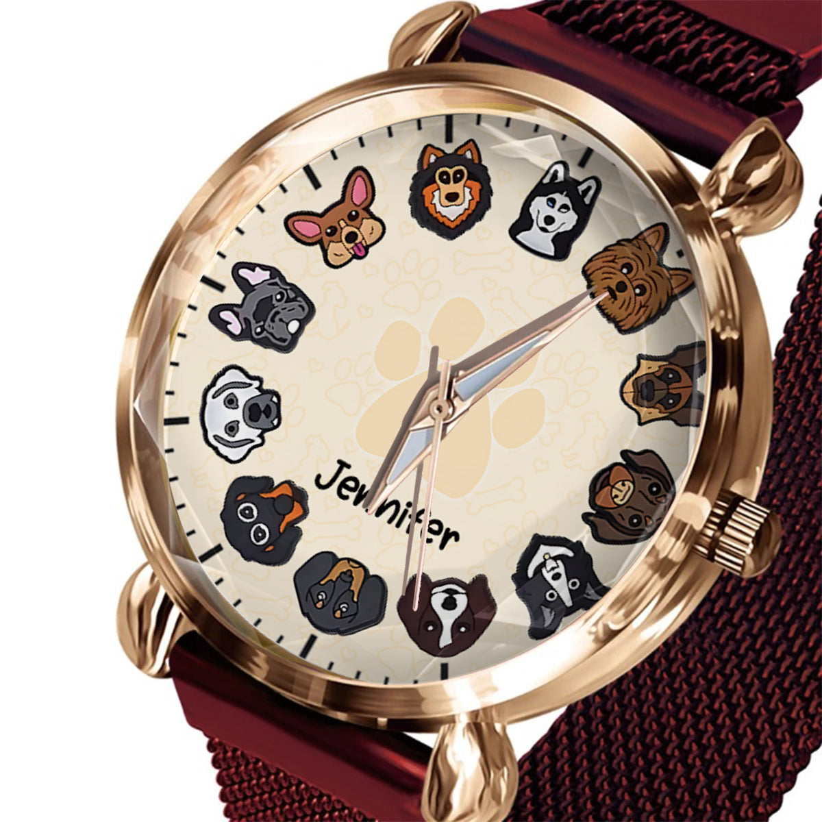 Just A Girl Who Loves Dogs - Personalized Dog Women Hand Watch