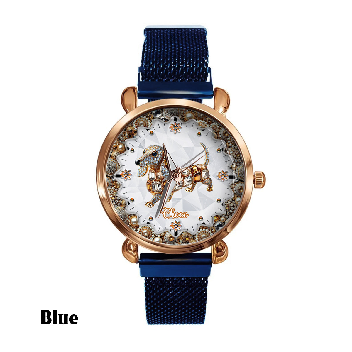 I Love My Dogs - Personalized Dog Women Hand Watch