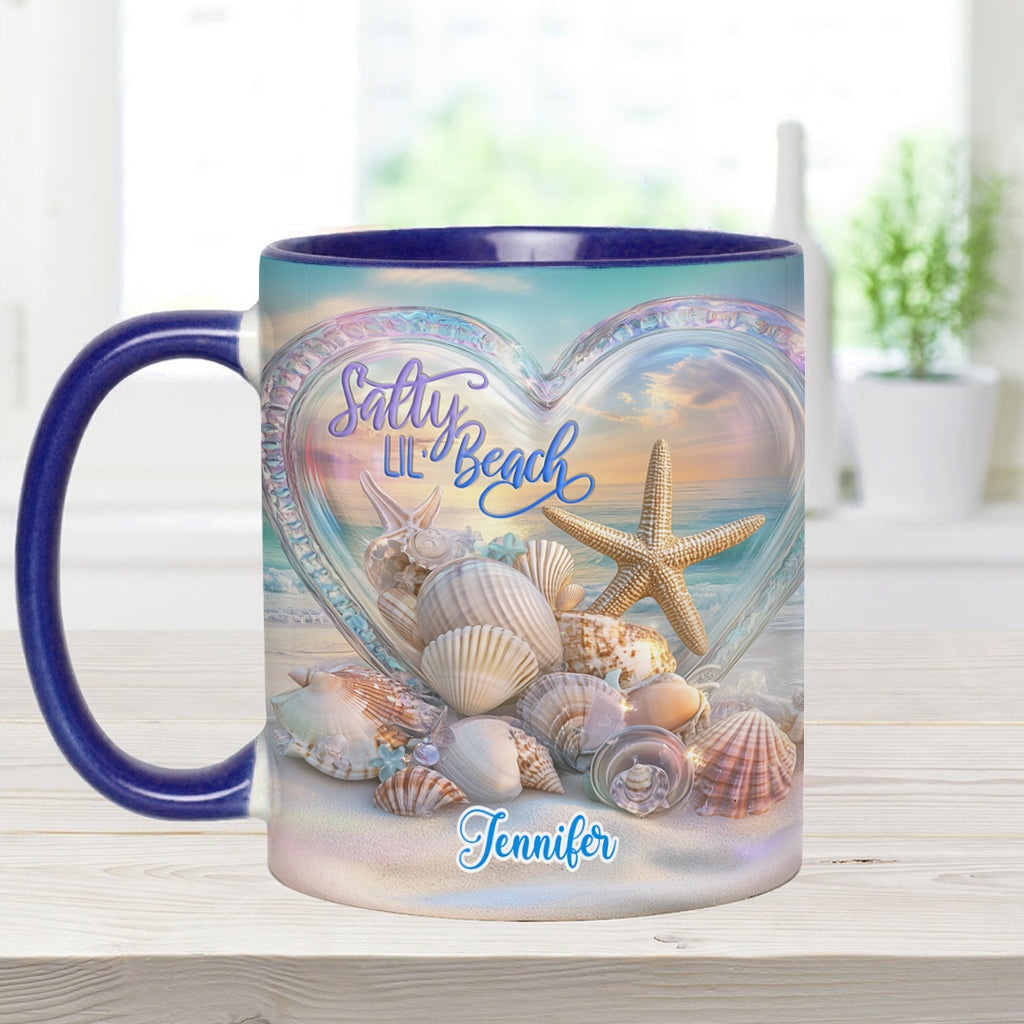 Salty Lil Beach - Personalized Sea Lover Accent Mug