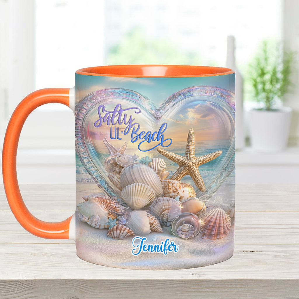 Salty Lil Beach - Personalized Sea Lover Accent Mug