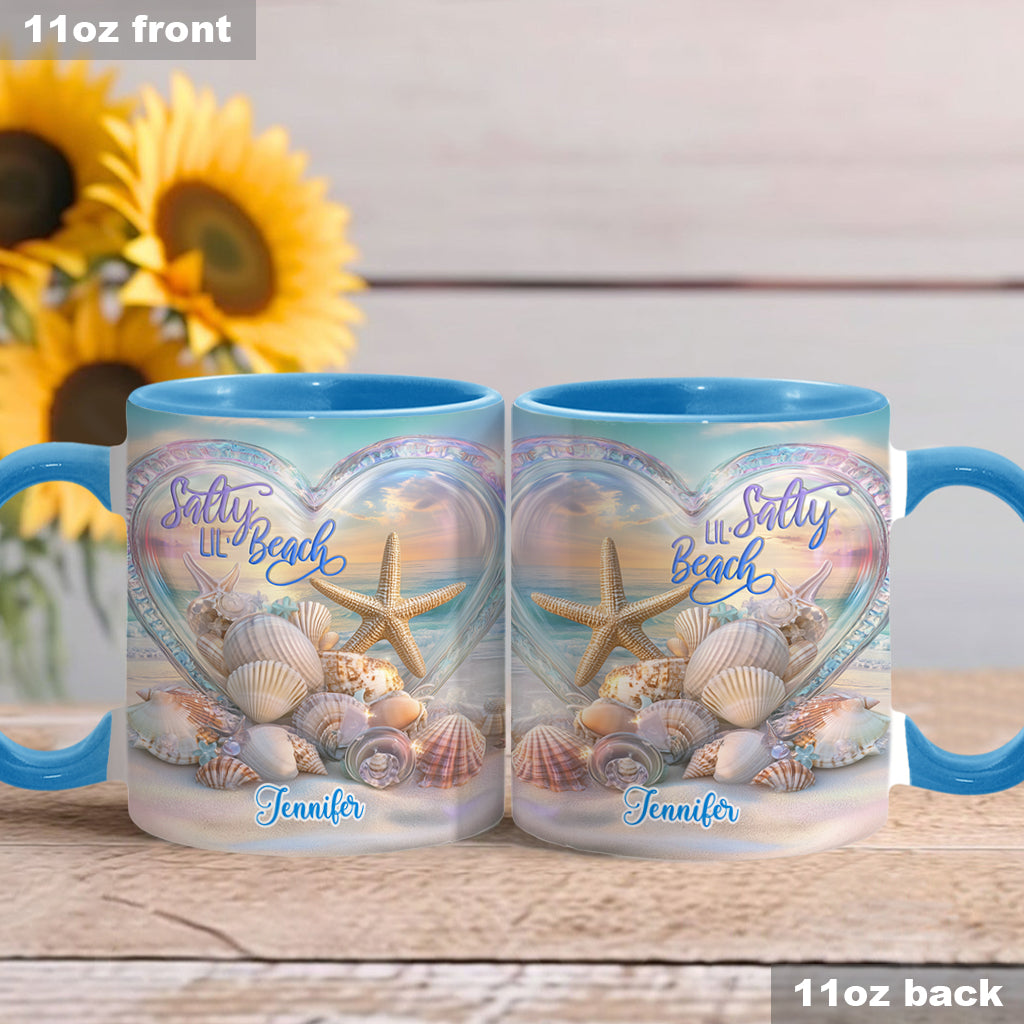 Salty Lil Beach - Personalized Sea Lover Accent Mug
