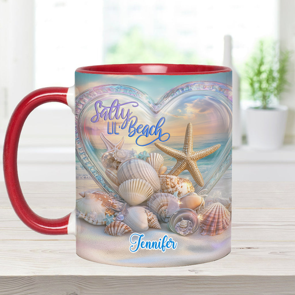 Salty Lil Beach - Personalized Sea Lover Accent Mug