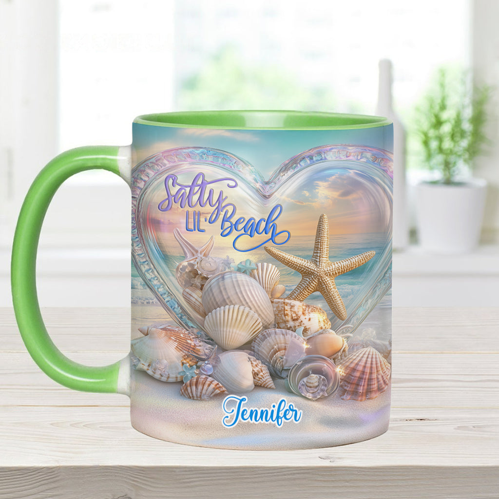 Salty Lil Beach - Personalized Sea Lover Accent Mug
