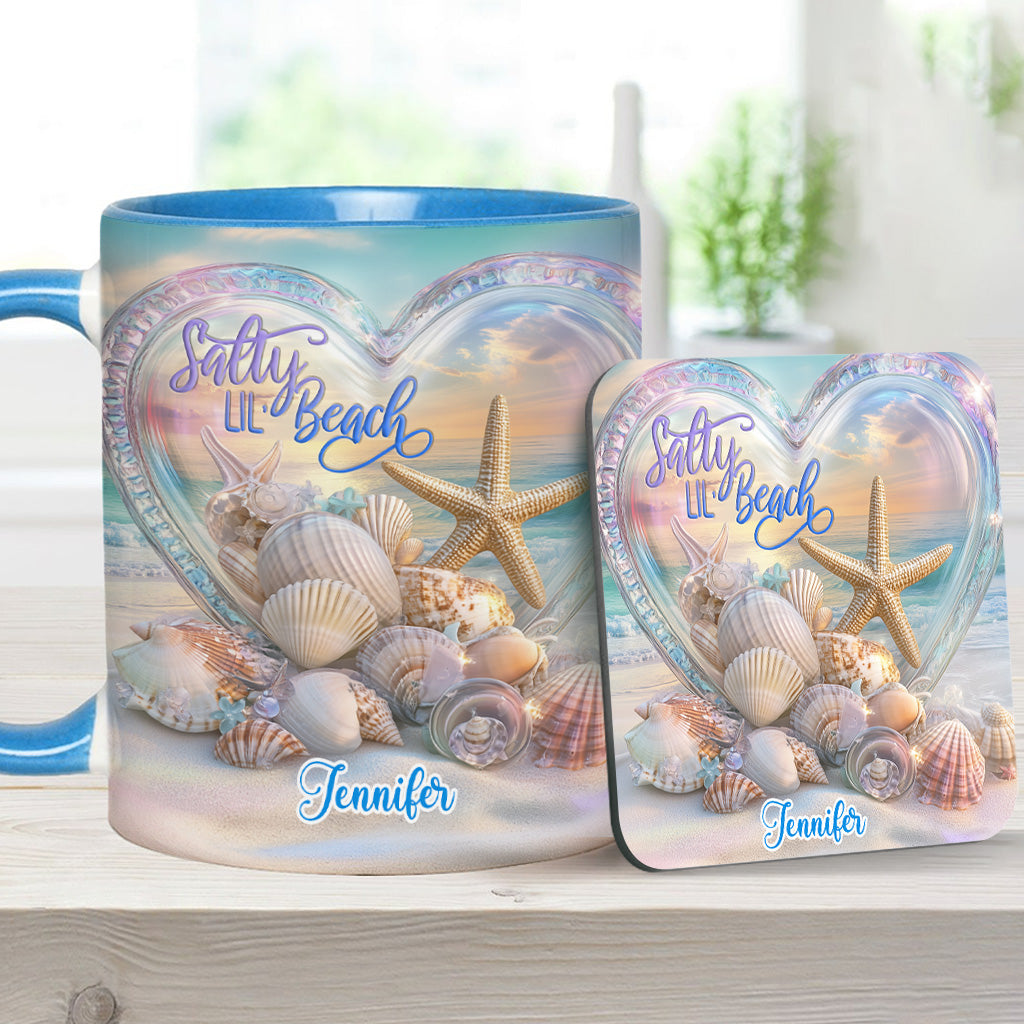 Salty Lil Beach - Personalized Sea Lover Accent Mug