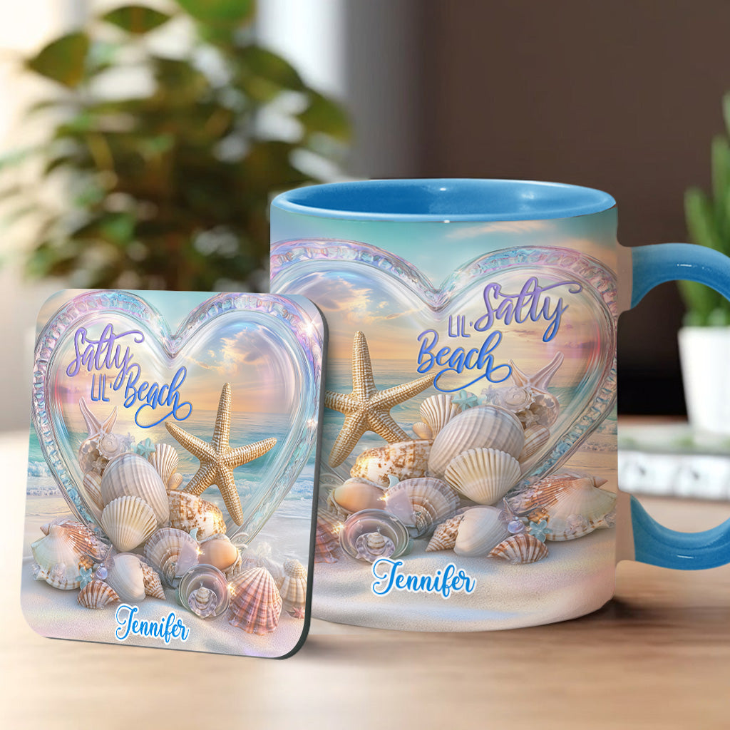 Salty Lil Beach - Personalized Sea Lover Accent Mug