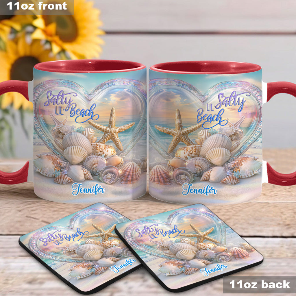 Salty Lil Beach - Personalized Sea Lover Accent Mug