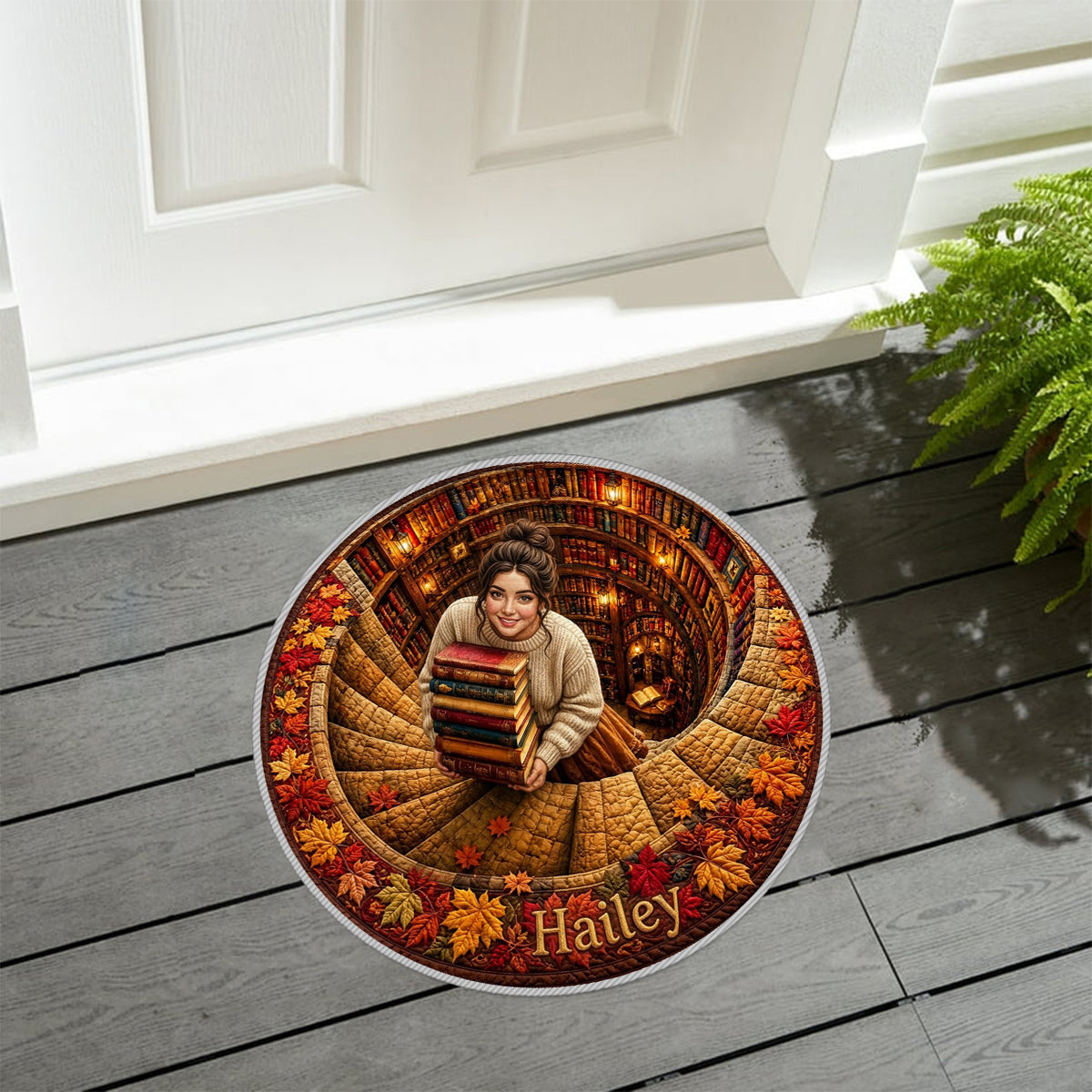 Love Reading - Personalized Book Non-Slip Tufted Rug