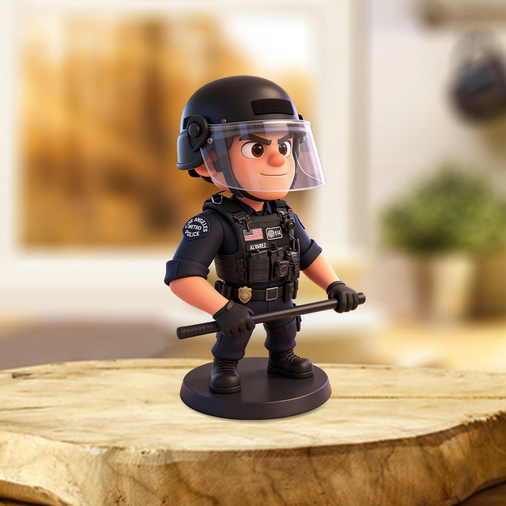 Any Photo - Personalized Police Officer Custom Shaped Acrylic Plaque
