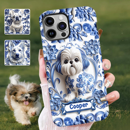 Cute Dog - Personalized Dog Full Print Phone Case