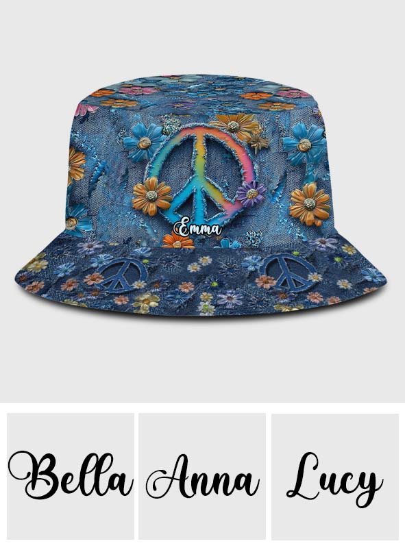 Hippie Soul - Personalized Hippie Bucket Hat