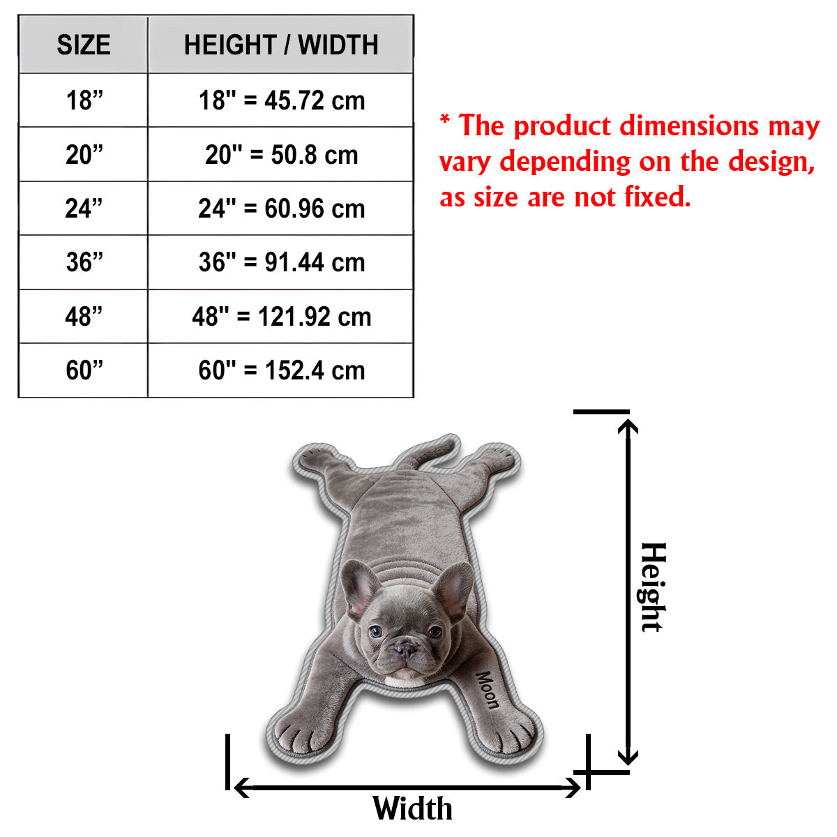 Any Pet Photo - Personalized Dog Non-Slip Tufted Rug