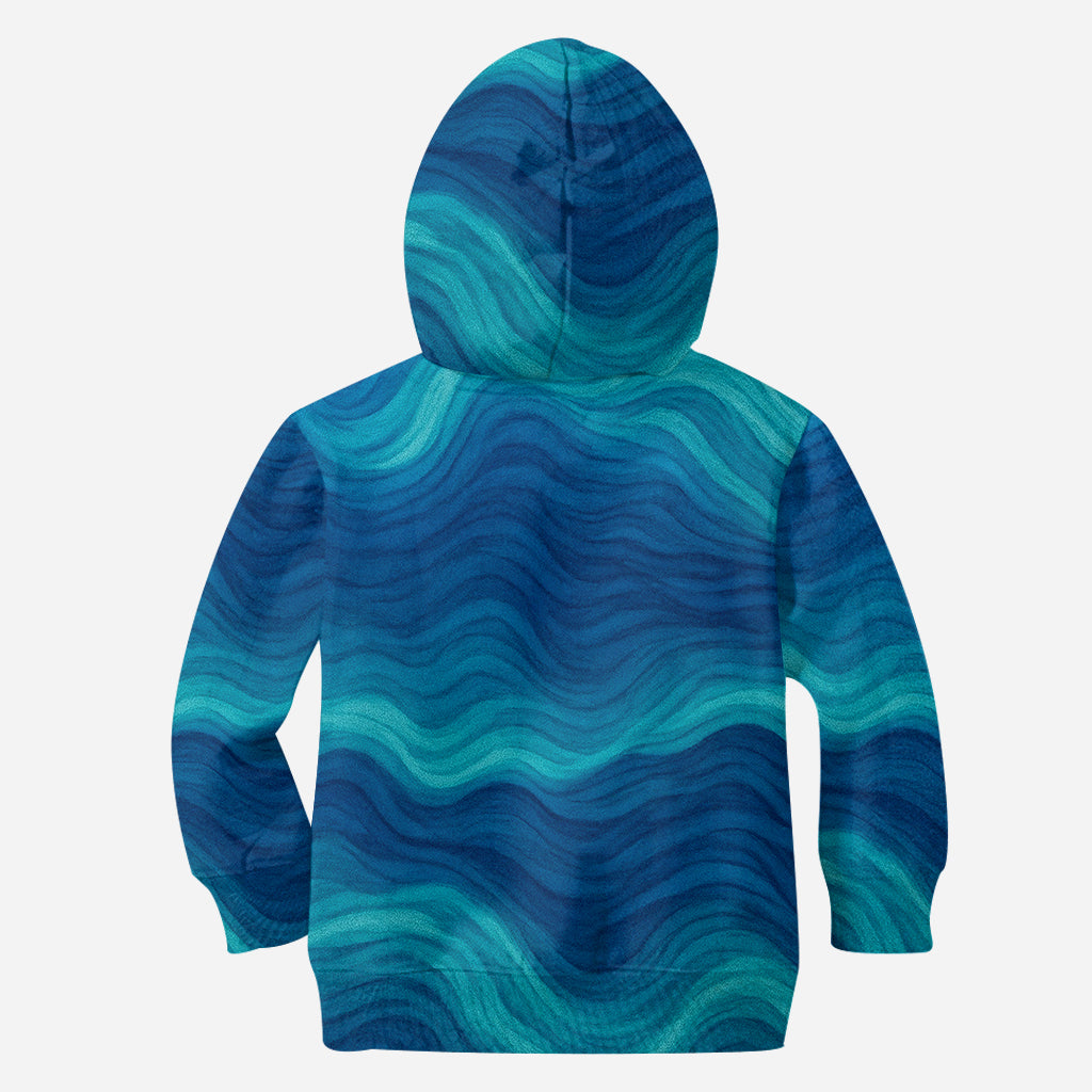 Turtle And Wave - Personalized Turtle All Over Shirt