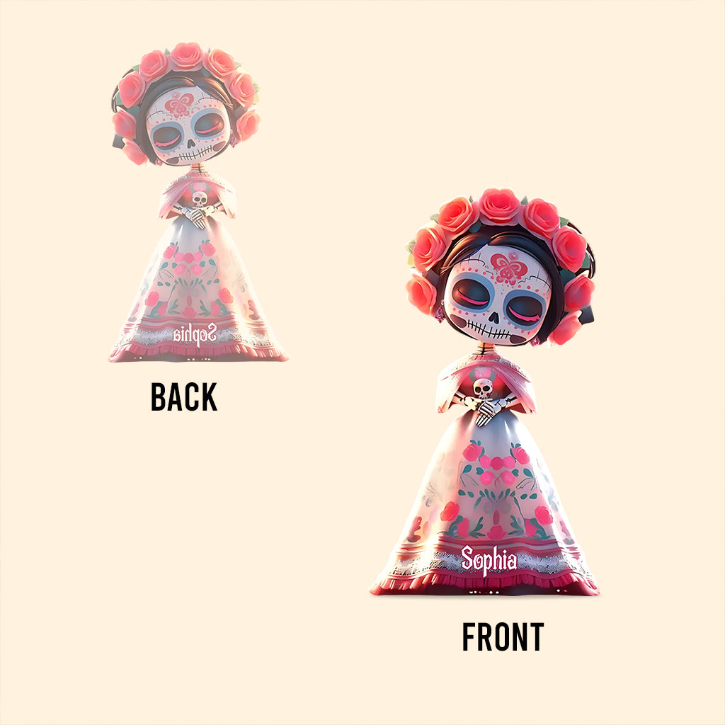 Sugar Skulls - Personalized Skull Custom Shaped Acrylic Plaque