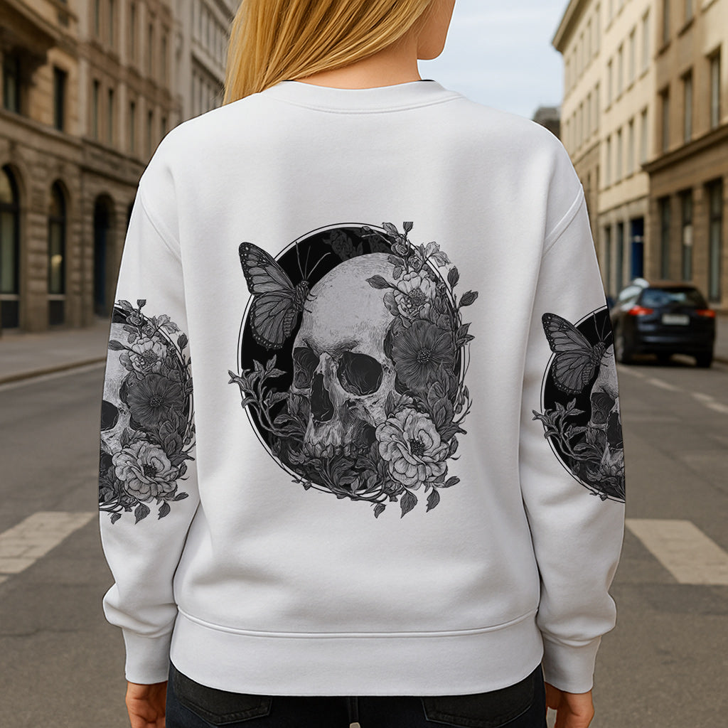 White Skull - Personalized Skull All Over Shirt