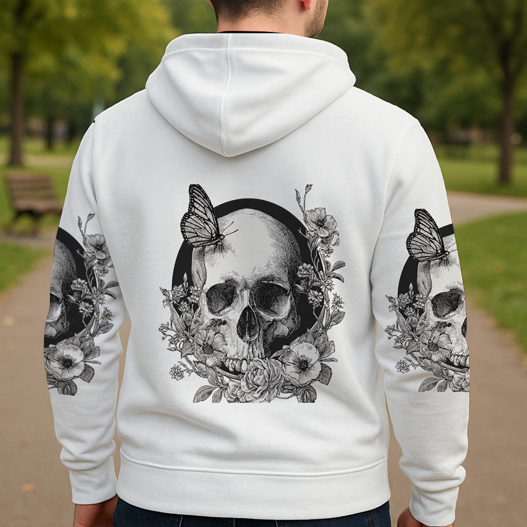 White Skull - Personalized Skull All Over Shirt