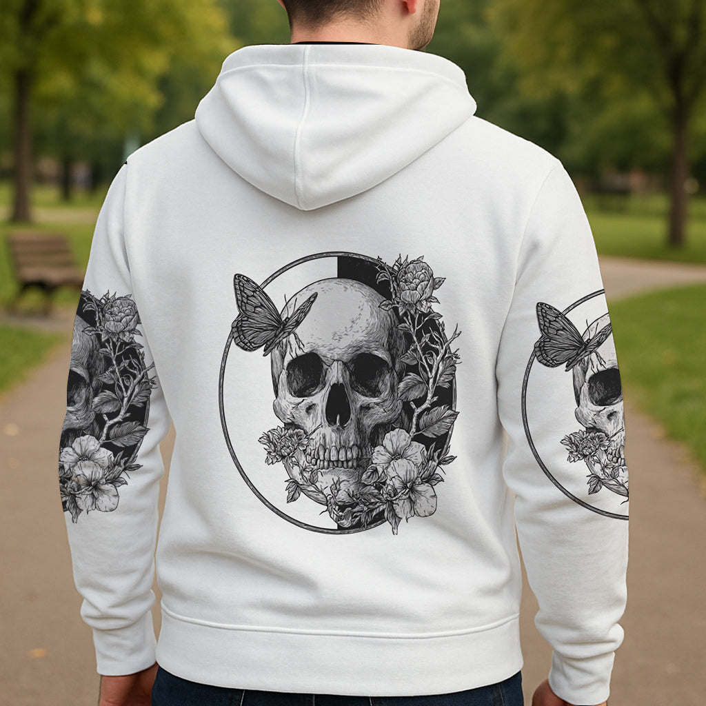 White Skull - Personalized Skull All Over Shirt